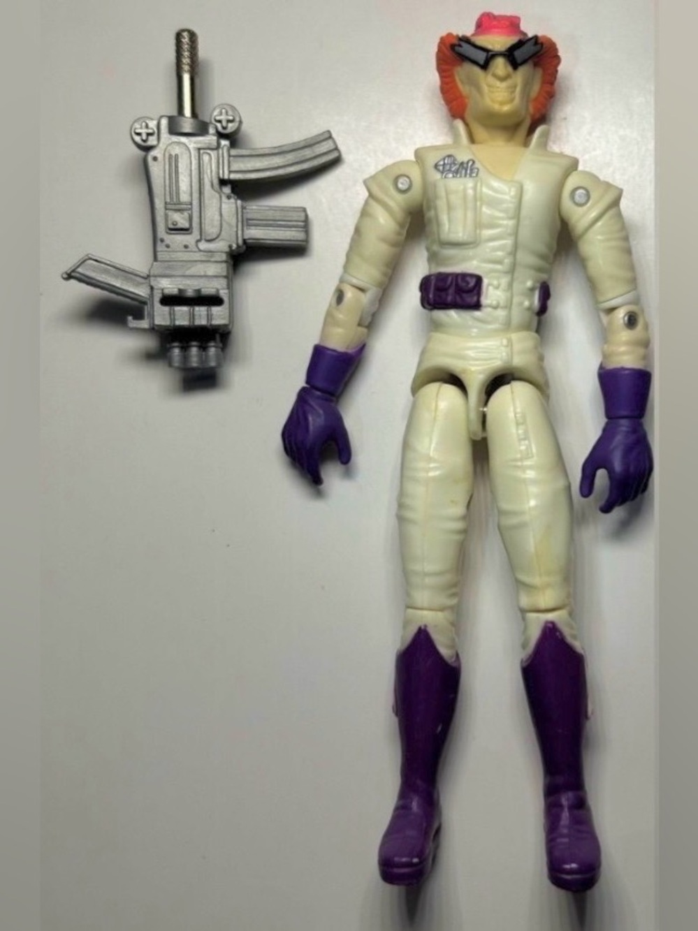 Vintage 1988 Hasbro C.O.P.S. 'n Crooks Dr Badvibes Action Figure